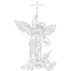 Michael archangel saint christian angels saint snk
