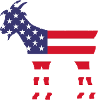 American Flag Goat