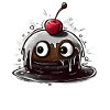 Sweet Cherry Cake Cupcake