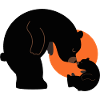 bear mom and sun