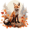 Fuchs im Herbst
