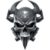 skull black