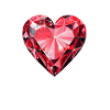 Diamond heart shape