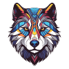Husky Dog Portrait