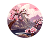 Cherry blossom tree