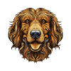Golden Retriever Dog Portrait