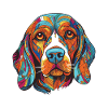 Beagle Dog Portrait