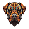 Mastiff Dog Portrait