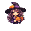 Kawaii Witch Halloween