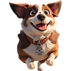 Chien heureux
