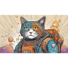 Weltraum Katze