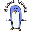 Penguin dances boogie woogie