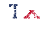 Texas Drapeau américain Noir