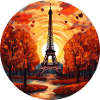 Herbstlicher Eiffelturm: Paris im Herbstlaub