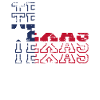 Texas blue, red and white