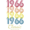 Født 1966 1966 Fødselsdagsgave Vintage