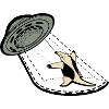 Tamandua Little anteater against UFO
