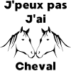 J'peux pas j'ai cheval