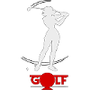 Retro golfer