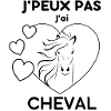 J'peux pas j'ai cheval
