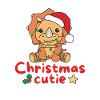 Triceratops Weihnachten Dinos Christmas Cutie