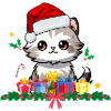 Funny christmas cats
