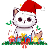 Funny christmas cats