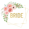 Team Bride! Floral-Boho-Blush, personalisierbar