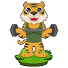 Tiger Bodybuilding Barbell