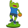 Frog Basketball Player Basketball