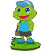 Frosch Wanderer Umhängetasche Wandern