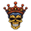 Skull King Crown