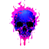 Melting skull 001