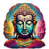 Colourful Buddha