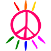 lgbt peace sign