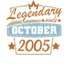 Anniversaire Légendaire depuis octobre 2005