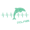 Dolphin Heartbeat Herzschlag Delfin