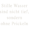 Stille Wasser