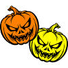 Halloween Creepy Pumpkin Face