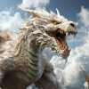 Weißer Drache
