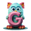 Pastel Monster with Enchanted G