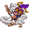 Tiki Mask Playing Guitar