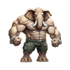 Bodybuilder Elephant