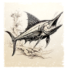 Style rétro Marlin