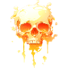 Melting Skull 003