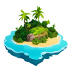 Island in the tropics