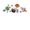 Astronaut Kinder Raumfahrt