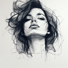 One Line Woman