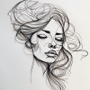 One Line Woman