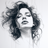 Femme d’une ligne